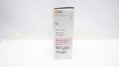 BD 381434 BD Insyte Autoguard Shielded IV Cath. 20Ga x 1.16inch (x) - Box of 50